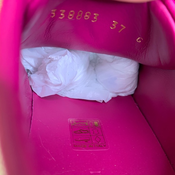 GUCCI BROOKLYN ORIGINAL BEIGE CANVAS LACE UP SHOES - Picture 7 of 9